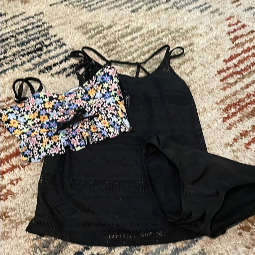 art class Black Bikini with Cross-Back Straps